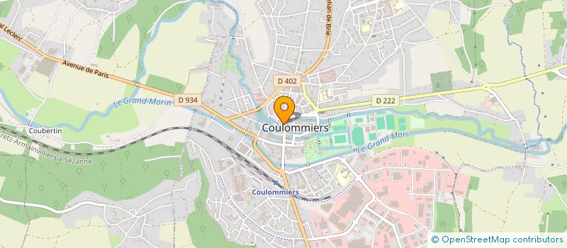 localisation de l'entreprise E T F D à COULOMMIERS