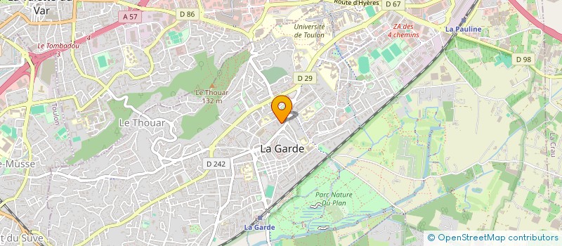 localisation de l'entreprise E.T.H.I.C.S. à LA GARDE