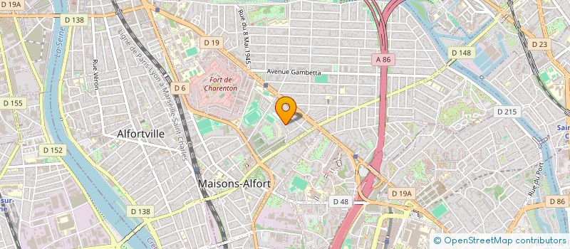 localisation de l'entreprise E.T. HARMONIE à MAISONS-ALFORT