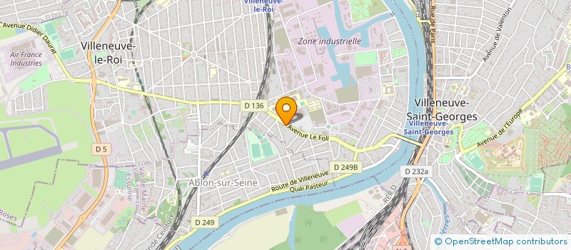 localisation de l'entreprise E T I  VIGNEUX-SUR-SEINE