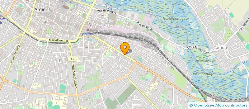 localisation de l'entreprise E T I C à AMIENS