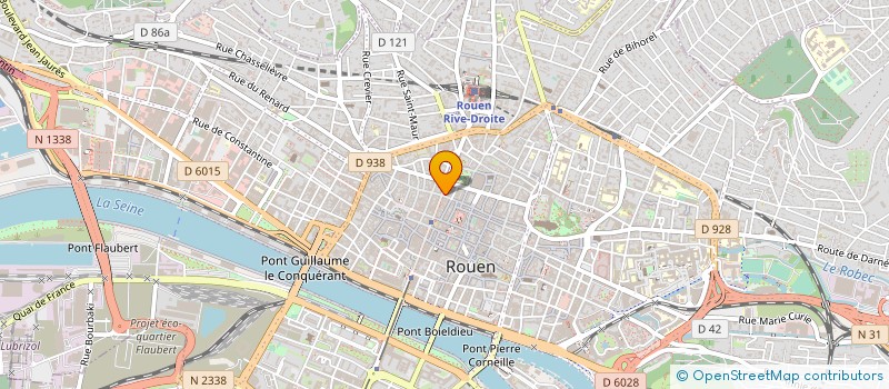 localisation de l'entreprise E.T.I.C.Q.E. - ETUDES TECHNIQUES INVESTISSEMENTS CONSEILS QUALITE ET EXPERTISES à ROUEN