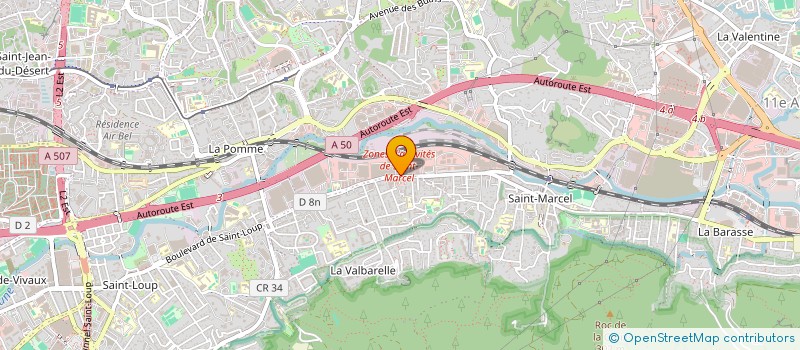 localisation de l'entreprise E.T.I ENVELOPPE DU BATIMENT à MARSEILLE
