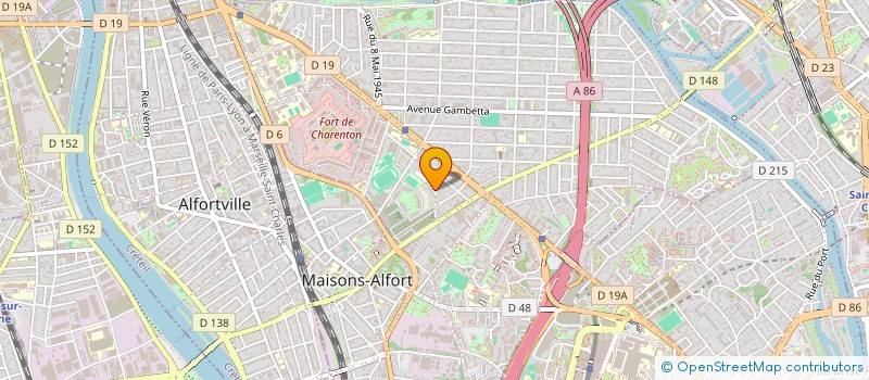 localisation de l'entreprise E.T. KALLISTE à MAISONS-ALFORT