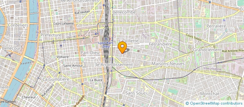 localisation de l'entreprise E.T.L STRUCTURES  LYON