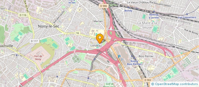 localisation de l'entreprise E.T.L TRANS à NOISY-LE-SEC
