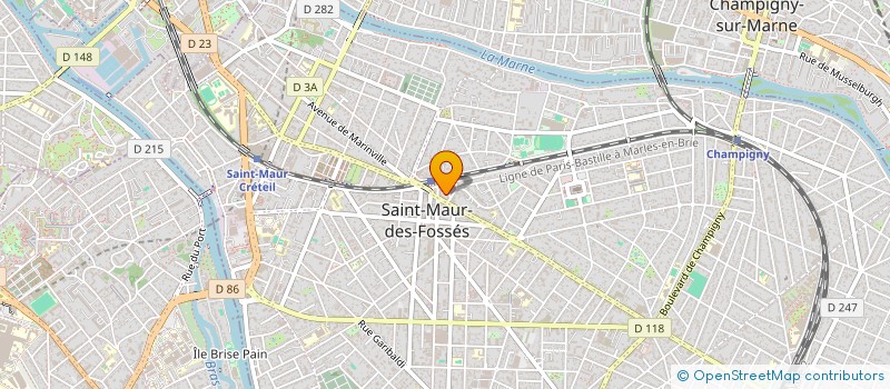 localisation de l'entreprise E.T.N à SAINT-MAUR-DES-FOSSES