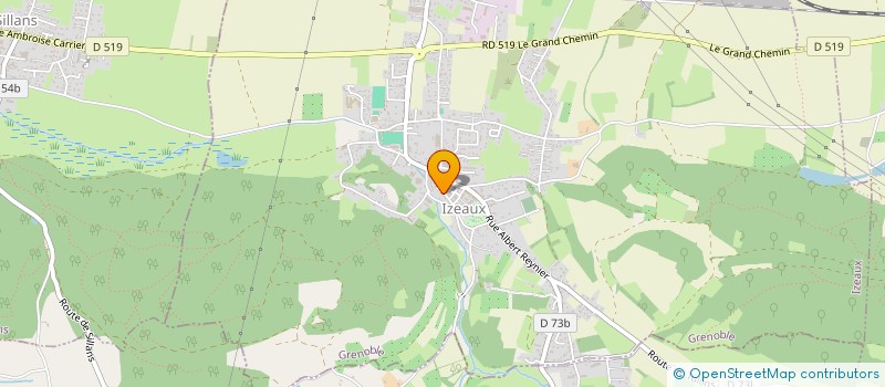 localisation de l'entreprise E.T.N.A.  IZEAUX