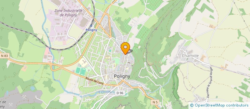 localisation de l'entreprise E.T.O.  OUSSIERES