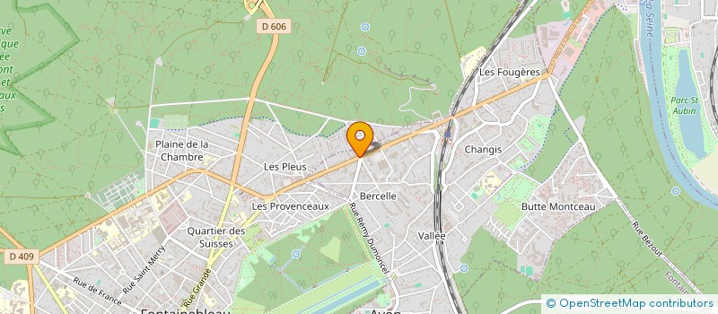 localisation de l'entreprise E.T.P.E. PROMOTION  FONTAINEBLEAU