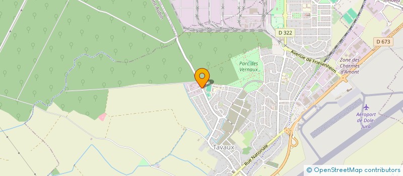 localisation de l'entreprise E T P S  TAVAUX