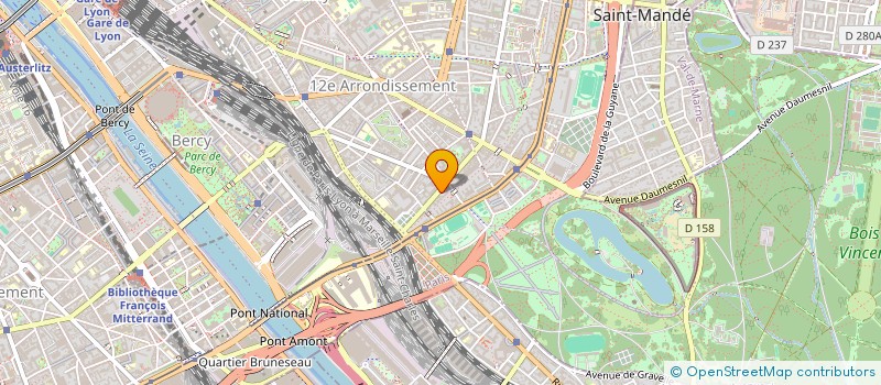 localisation de l'entreprise E.T.R.E.  PARIS