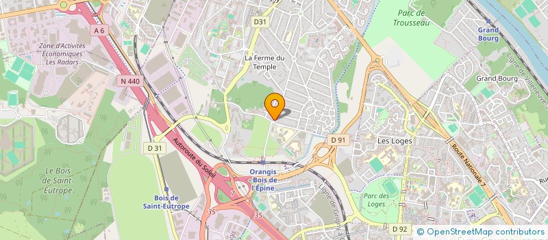localisation de l'entreprise E.T.R.E CONNECT à RIS-ORANGIS