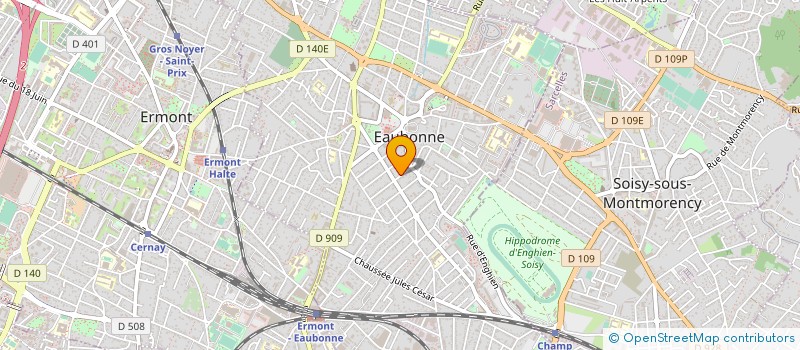 localisation de l'entreprise E T R I ETUDES TRAVAUX REALISATION INGENIERIE à EAUBONNE