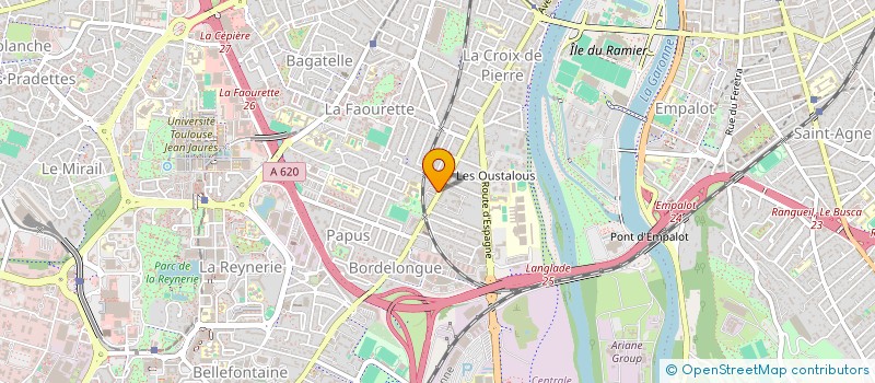localisation de l'entreprise E.T.S à TOULOUSE