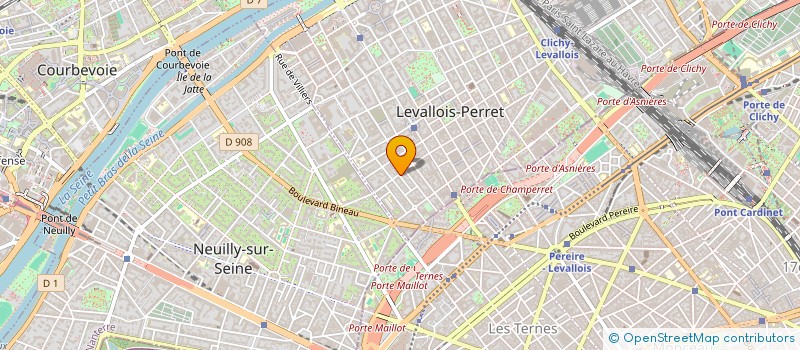 localisation de l'entreprise E.T.S. ASSISTANCE à LEVALLOIS-PERRET