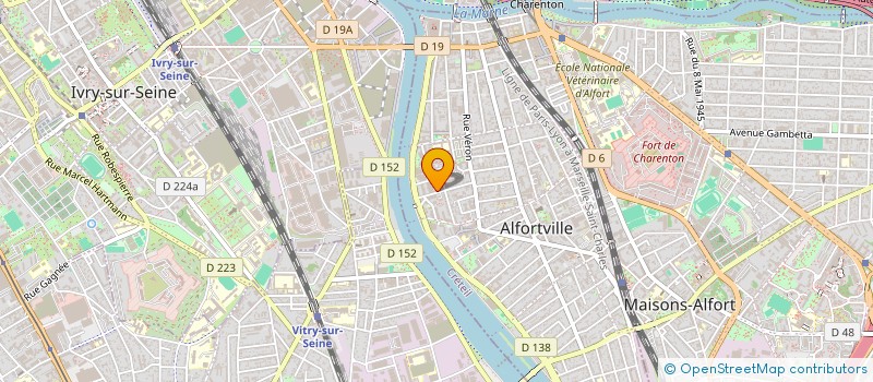 localisation de l'entreprise E.T.S.DEMARRE  ALFORTVILLE