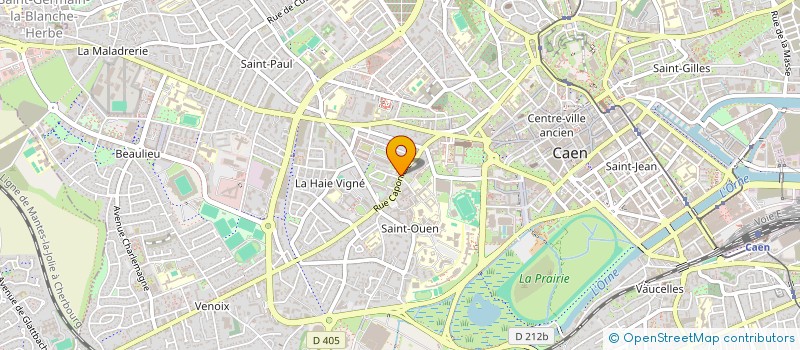 localisation de l'entreprise E.T.S FINANCES à CAEN