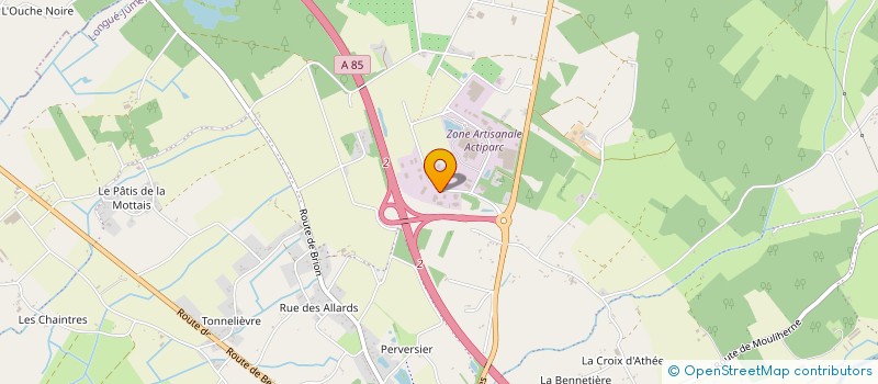 localisation de l'entreprise E.T.S. OMEBI à LONGUE-JUMELLES