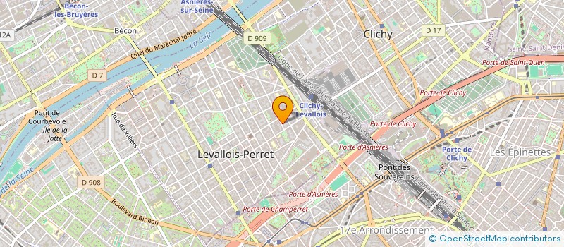 localisation de l'entreprise E.T.S. PROTECTION SARL  LEVALLOIS-PERRET