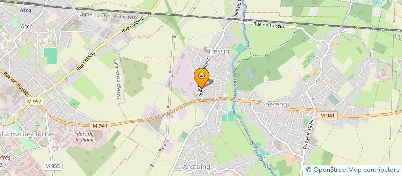 localisation de l'entreprise E.T.S RENARD  TRESSIN