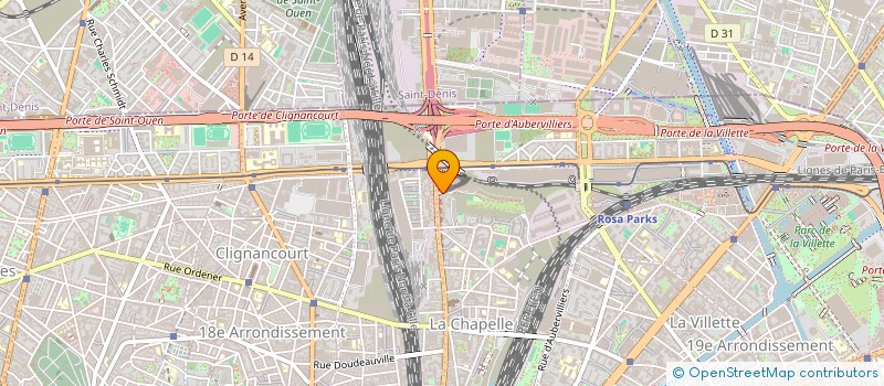 localisation de l'entreprise E T S - SYLLA  PARIS