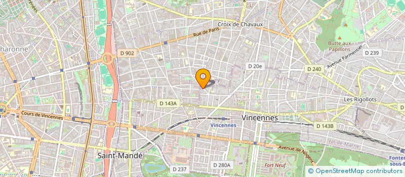 localisation de l'entreprise E-TA2  SARL à VINCENNES
