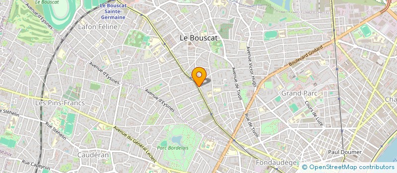 localisation de l'entreprise E-TAN à LE BOUSCAT