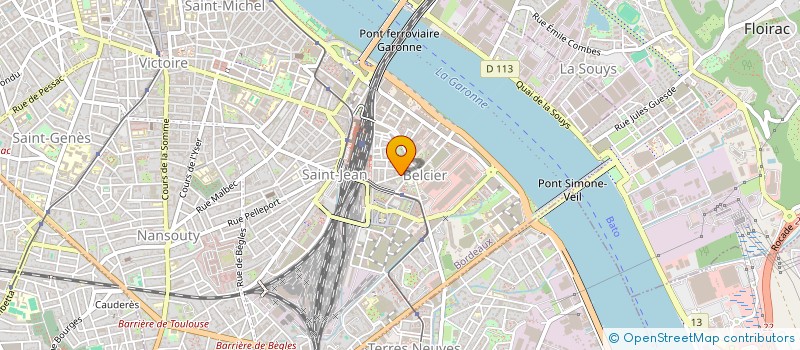 localisation de l'entreprise E-TE@M à BORDEAUX