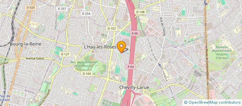 localisation de l'entreprise E-TECH SOFTWARE à L'HAY-LES-ROSES