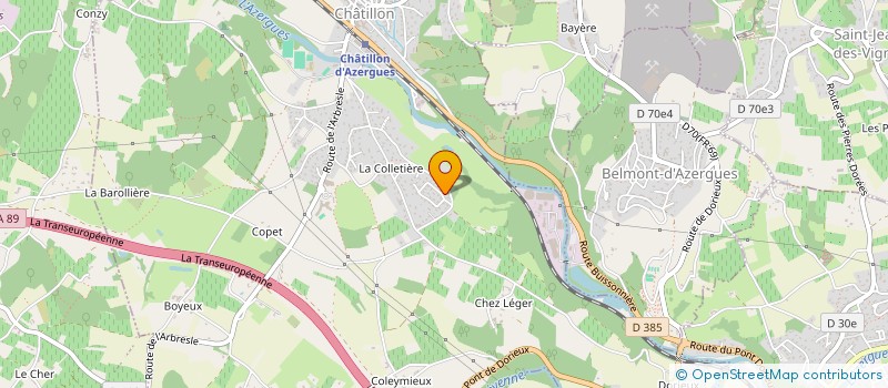 localisation de l'entreprise E-TECH SYSTEMES à CHATILLON