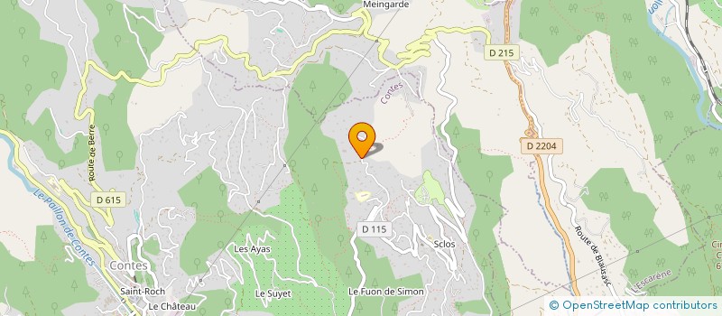 localisation de l'entreprise E-TEEC  CONTES