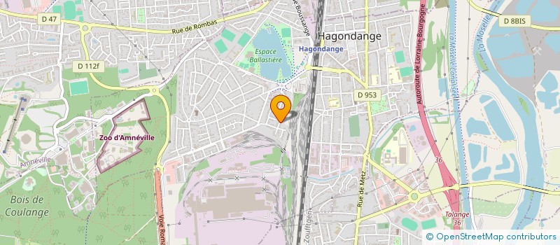 localisation de l'entreprise E-TERATION  HAGONDANGE