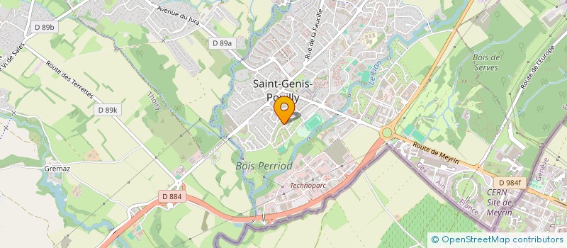 localisation de l'entreprise E-THERMIC à SAINT-GENIS-POUILLY
