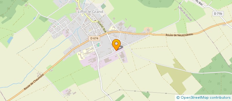 localisation de l'entreprise E. THIEBAULT FILS ET COMPAGNIE  LIFFOL-LE-GRAND