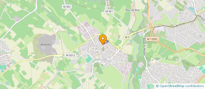 localisation de l'entreprise E-TORCH  LAVERUNE