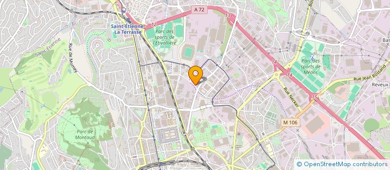 localisation de l'entreprise E TOTEM à SAINT-ETIENNE