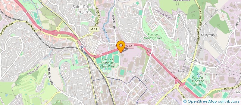 localisation de l'entreprise E-TOTEM INFRASTRUCTURES 3  SAINT-ETIENNE