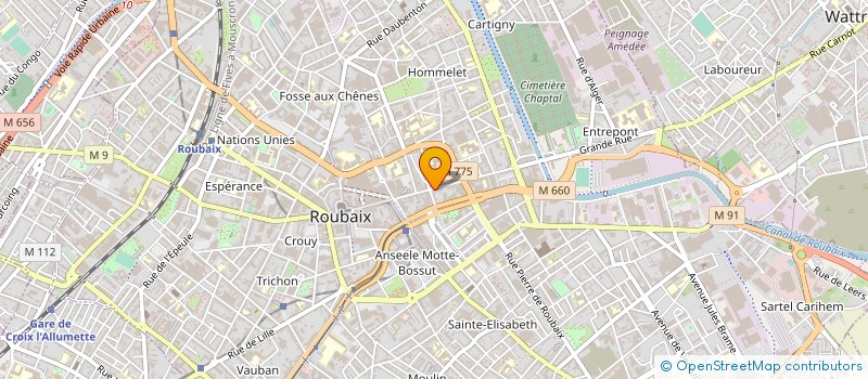 localisation de l'entreprise E-TRADE à ROUBAIX