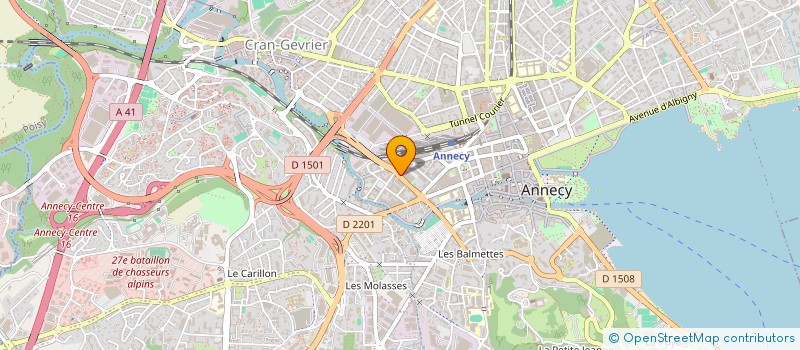localisation de l'entreprise E-TRADE à ANNECY