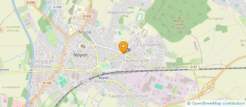 localisation de l'entreprise E-TRADE SOLUTIONS  NOYON