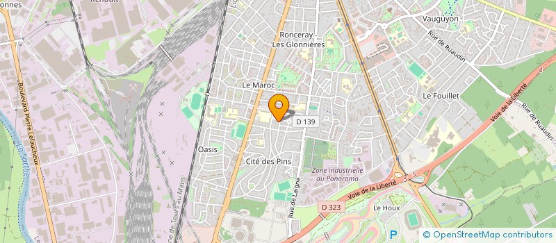 localisation de l'entreprise E-TRANS à LE MANS