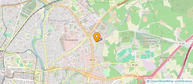 localisation de l'entreprise E-TRIBART  CASTELNAU-LE-LEZ