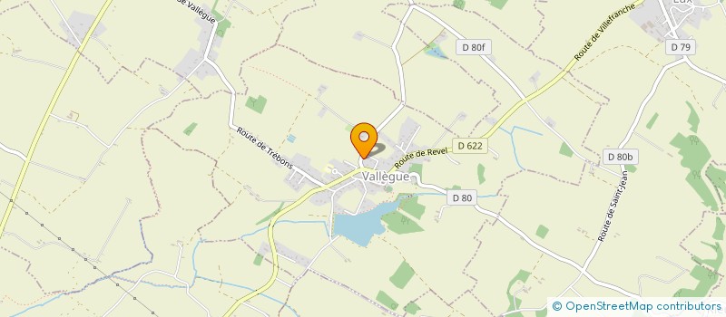 localisation de l'entreprise E-TROTT LAURAGAIS  VALLEGUE