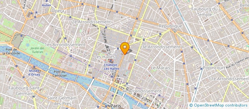 localisation de l'entreprise E. U. COMMERCE à PARIS