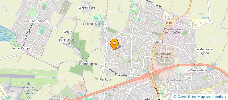 localisation de l'entreprise E.U.R.L. AM CONSULTING  LAGORD