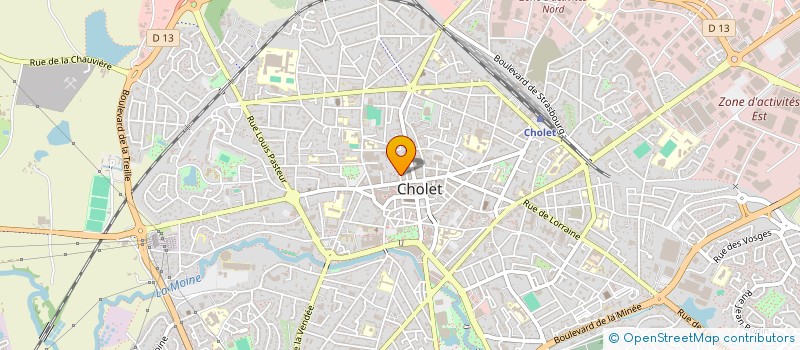 localisation de l'entreprise E.U.R.L. ARMELLE VERDIER à CHOLET