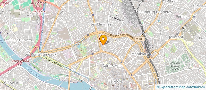 localisation de l'entreprise E.U.R.L BRAKO DECO à TOULOUSE