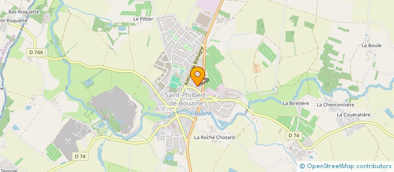 localisation de l'entreprise E.U.R.L. BREIZH METAUX à SAINT-PHILBERT-DE-BOUAINE