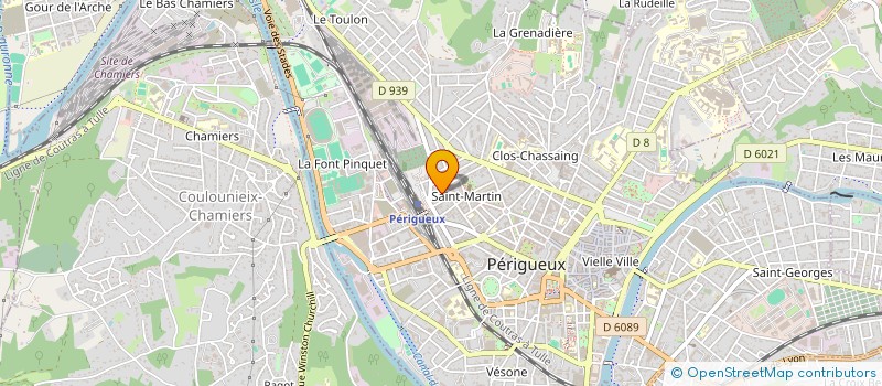 localisation de l'entreprise E.U.R.L. C.I.E. CONSEIL ISOLATION ENERGIE  PERIGUEUX